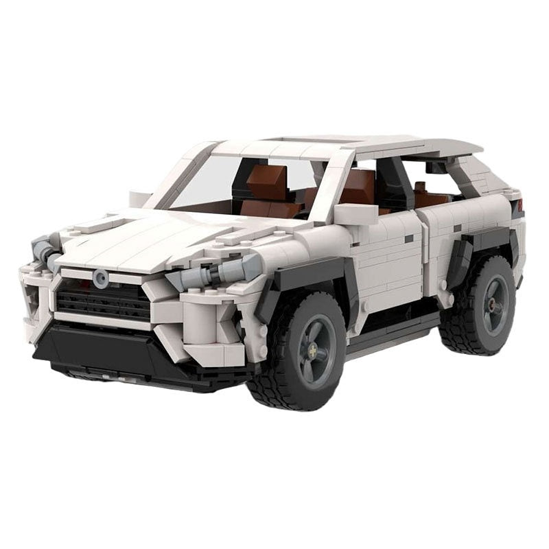 Japanese Compact SUV MOC Building Kit with Detailed Engine - 1
