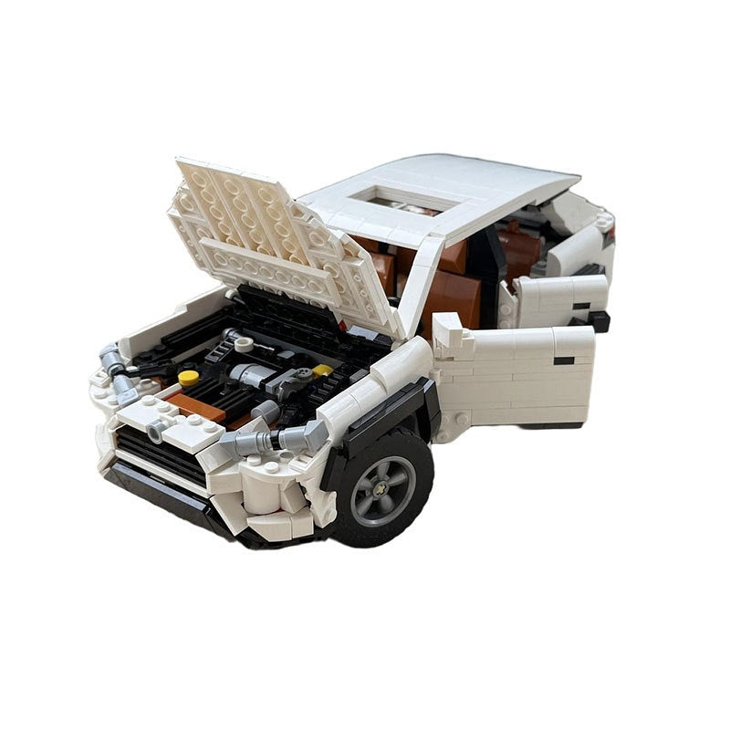 Japanese Compact SUV MOC Building Kit with Detailed Engine - 2