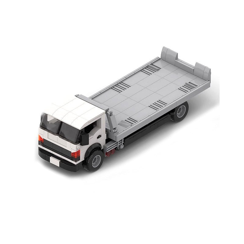 Japanese Flatbed Tow Truck MOC Building Kit | Recovery Vehicle - 1