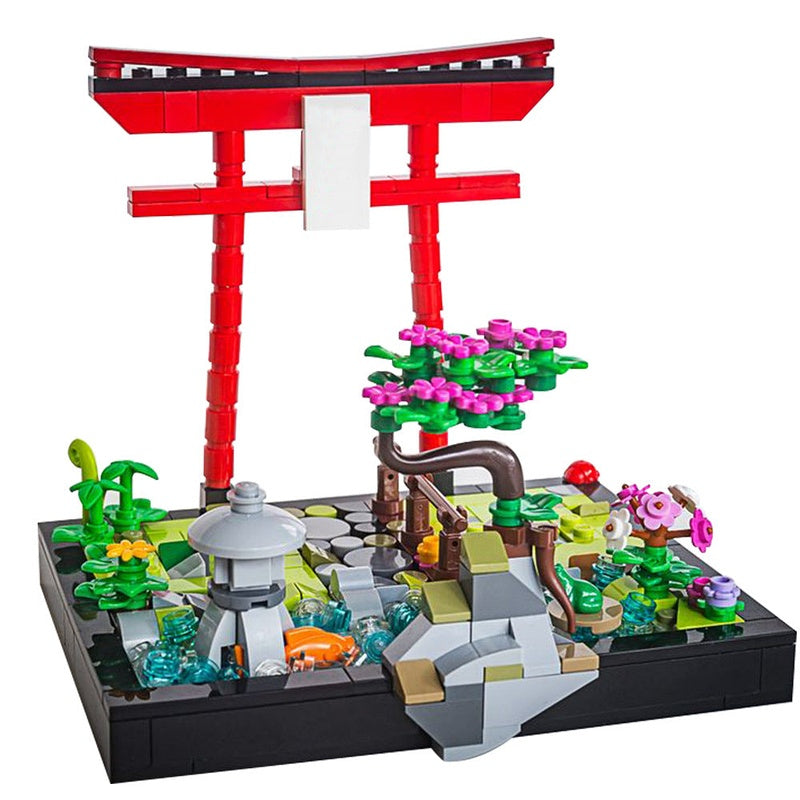 Japanese Garden MOC Building Kit | Traditional Landscape Architecture - 1