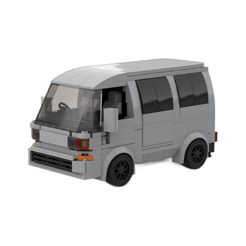 Japanese Kei Van Building Kit | LEGO-Compatible MOC - 4