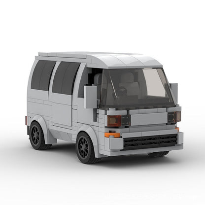 Japanese Kei Van MOC Building Kit | Compact Vehicle Model - 1