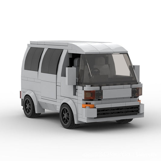 Japanese Kei Van MOC Building Kit | Compact Vehicle Model - 1