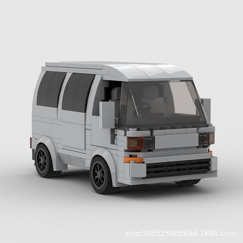 Japanese Kei Van MOC Building Kit | Compact Vehicle Model - 3