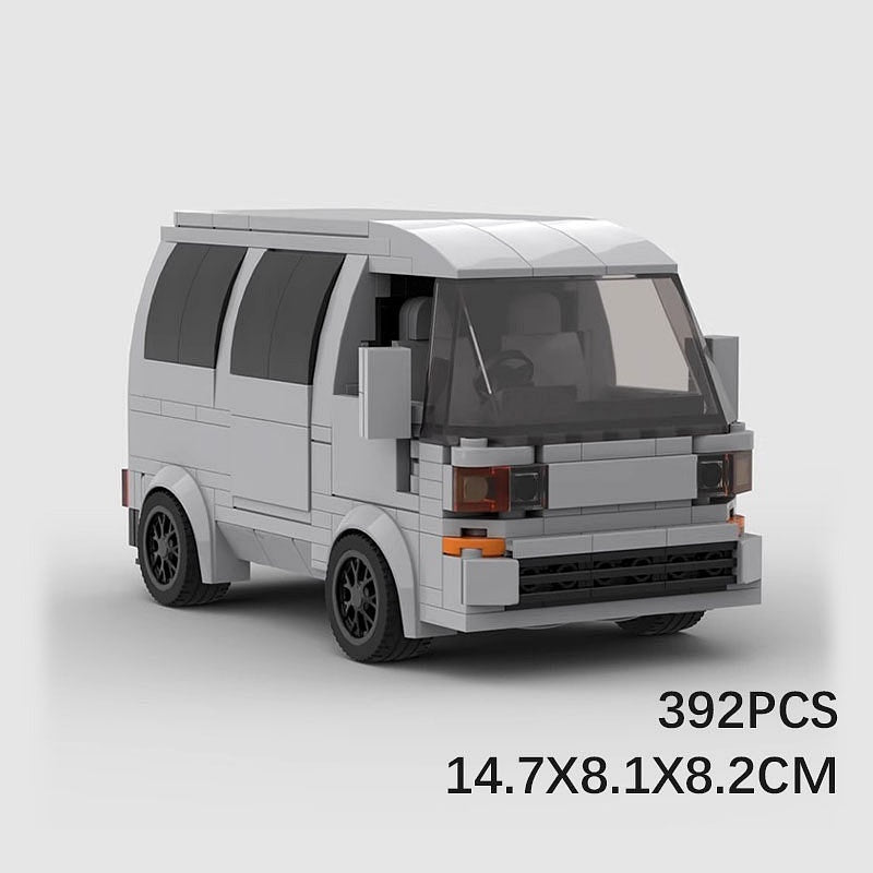 Japanese Kei Van MOC Building Kit | Compact Vehicle Model - 5