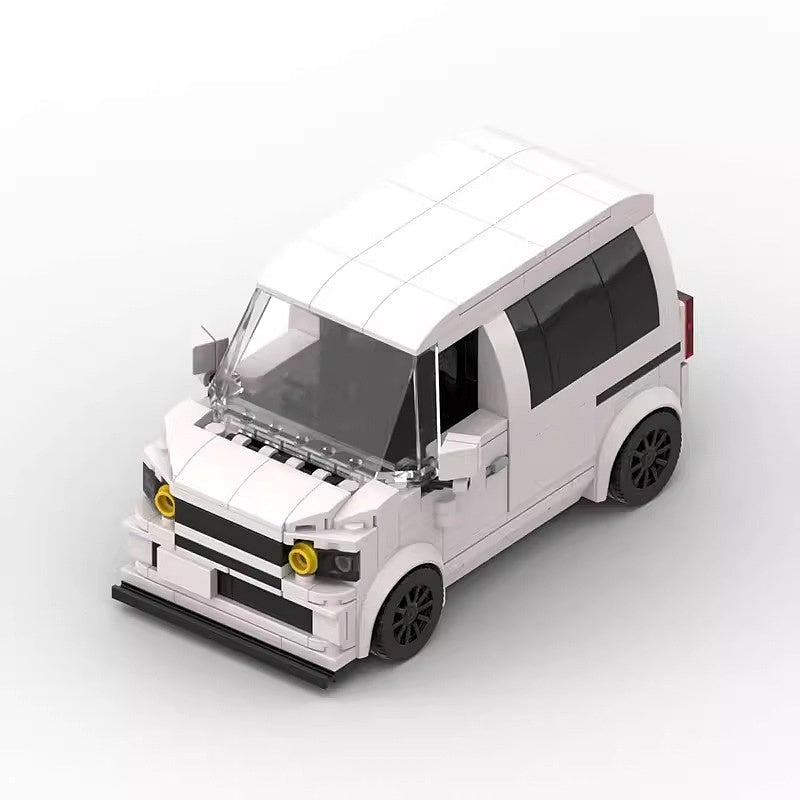 Japanese Kei Van MOC Vehicle Building Kit | 8 Stud Scale - 4