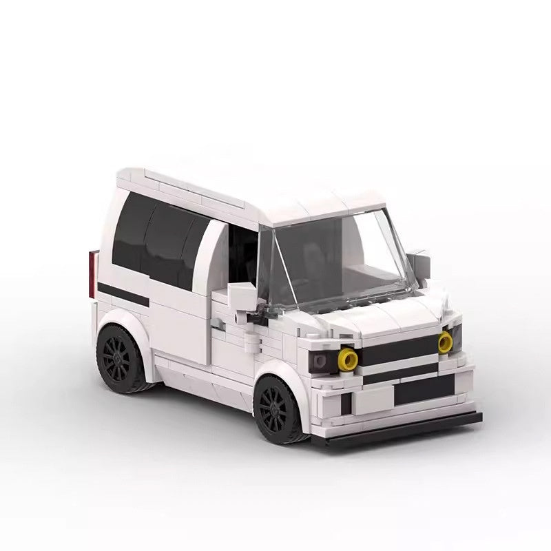 Japanese N-Van Kei Car Building Kit | 8 stud LEGO-Compatible MOC - 1