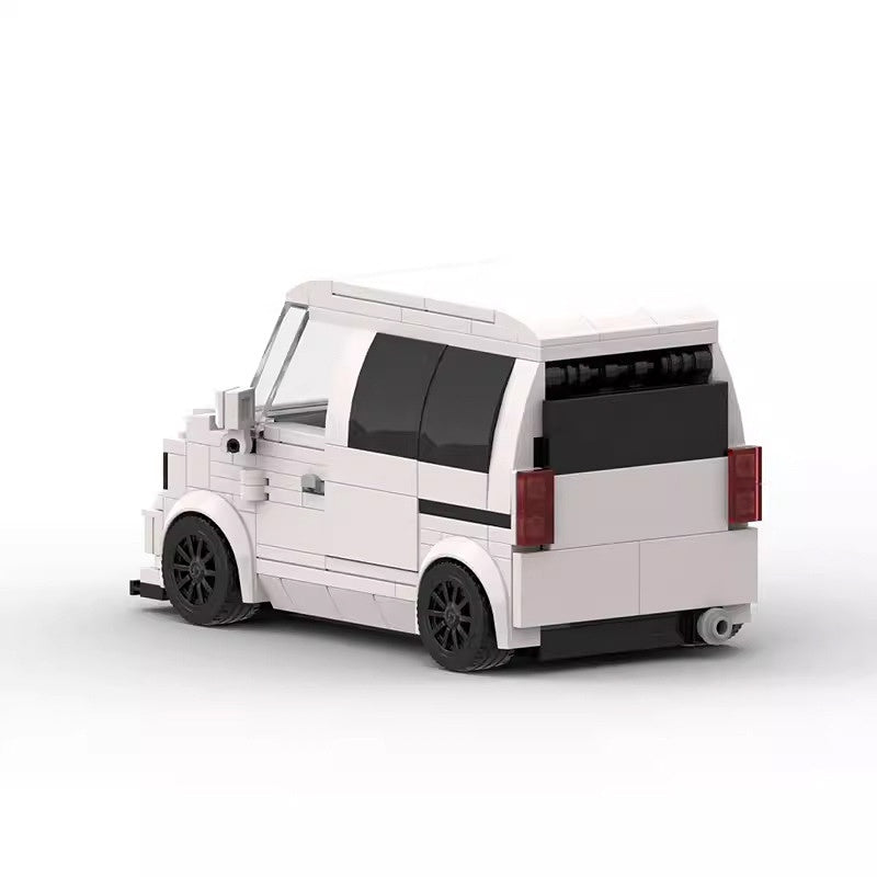 Japanese N-Van Kei Car Building Kit | 8 stud LEGO-Compatible MOC - 2