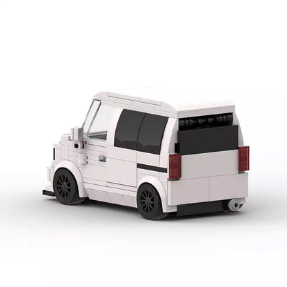 Japanese N-Van Kei Car Building Kit | 8 stud LEGO-Compatible MOC - 2