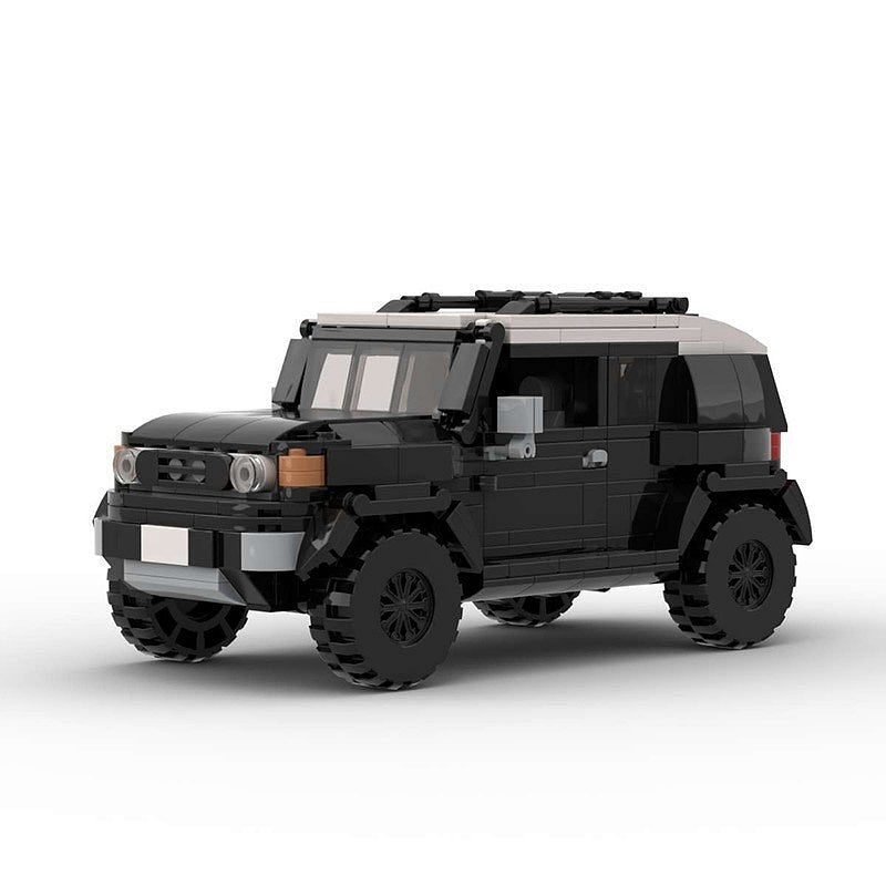 Japanese Retro 4x4 Cruiser SUV MOC Building Kit | Off-Road Vehicle Model - 11