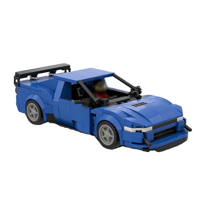 Japanese Retro Turbo Sports Car R33 Tuner Coupe Building Kit | LEGO-Compatible MOC - 2