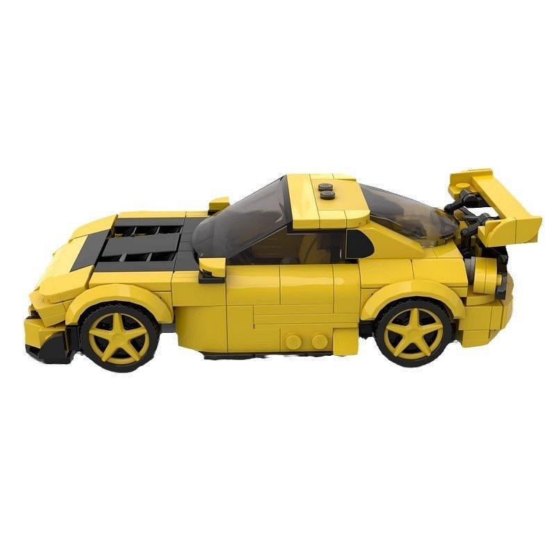 Japanese Street Racer FD3S Style MOC Building Kit | Sports Car Model - 1