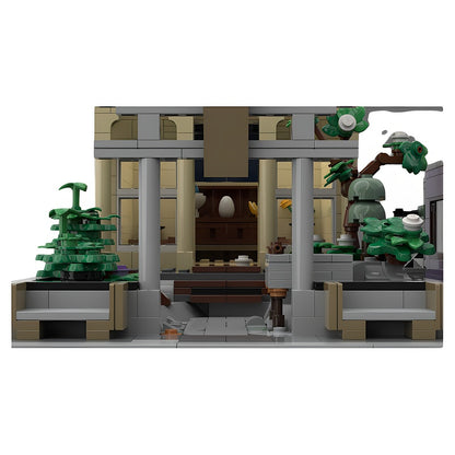 Japanese Temple and Police Box Street Scene MOC Building Kit - 5