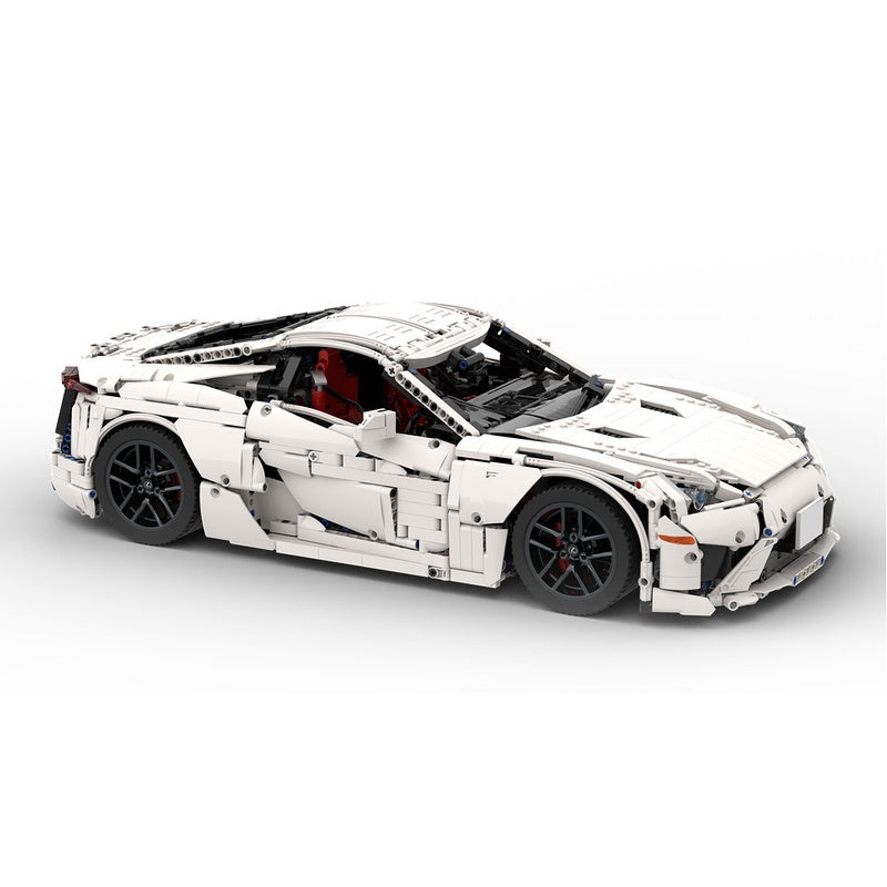 Japanese V10 Supercar Building Kit | 1:8 Scale | LEGO-Compatible MOC - 3