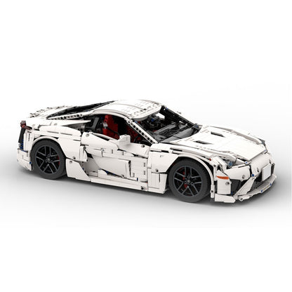 Japanese V10 Supercar Building Kit | 1:8 Scale | LEGO-Compatible MOC - 3