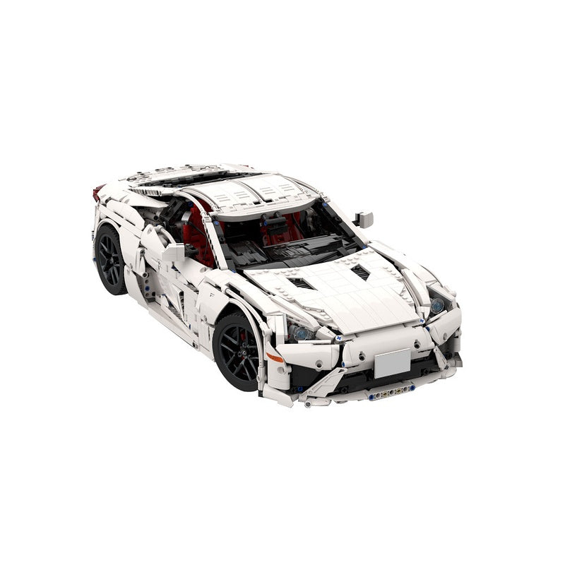 Japanese V10 Supercar Building Kit | 1:8 Scale | LEGO-Compatible MOC - 5