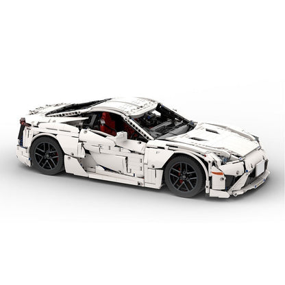 Japanese V10 Supercar MOC Building Kit | 1:8 Scale Vehicle Model - 1