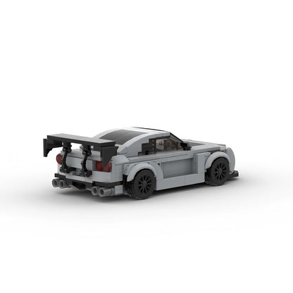 Japanese Widebody JDM Turbo Coupe Building Kit | 8-Wide | LEGO-Compatible MOC - 4