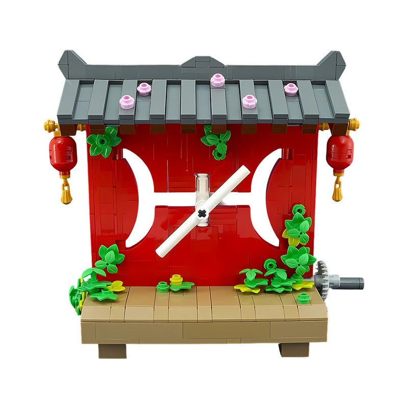 Japanese Zen Spinner MOC Building Kit | Kinetic Desk Display Model - 1