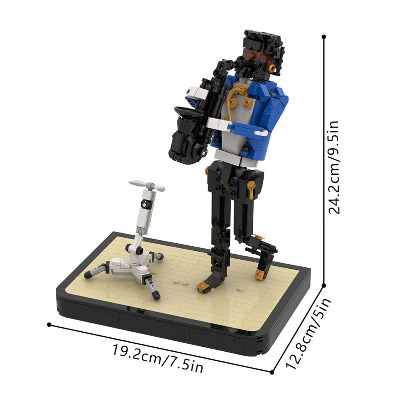 Jazz Alto Saxophonist MOC Figure | LEGO-Compatible Music Performance Model - 3