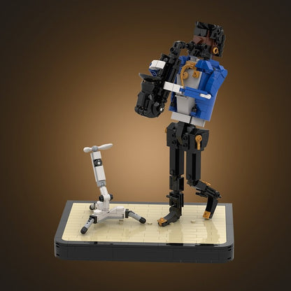 Jazz Saxophonist MOC Figure Building Kit | Music Performance Display Model - 4