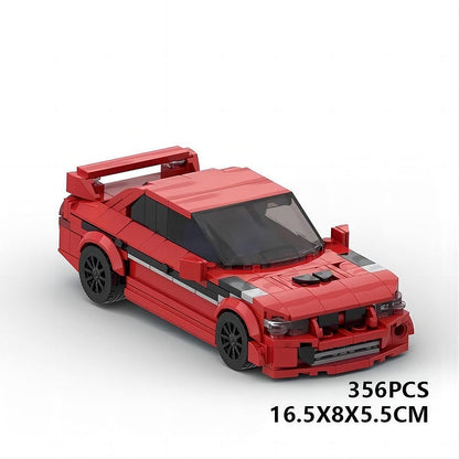 JDM Legend Evolution V MOC Building Kit | 8-Wide Sports Car Model - 4