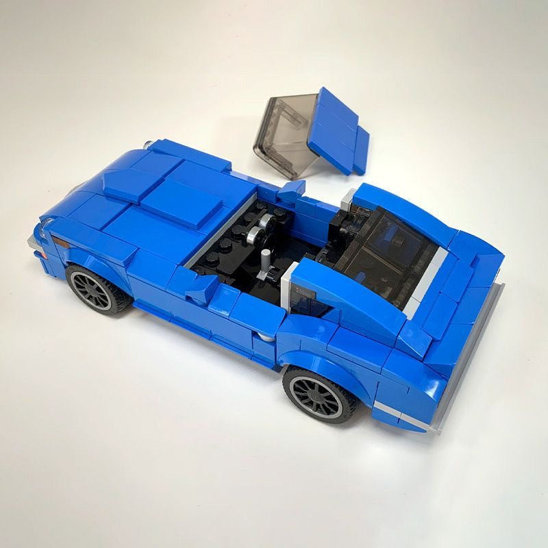 JDM Z-Style Midnight Highway Racer Building Kit | 8-wide Compatible MOC - 2