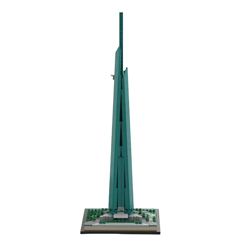 Jeddah Kingdom Tower Building Kit | 1:2100 Scale LEGO-Compatible MOC - 1