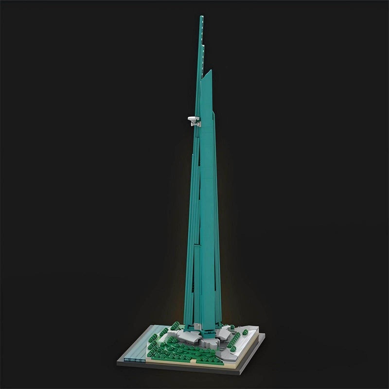 Jeddah Kingdom Tower Building Kit | 1:2100 Scale LEGO-Compatible MOC - 2