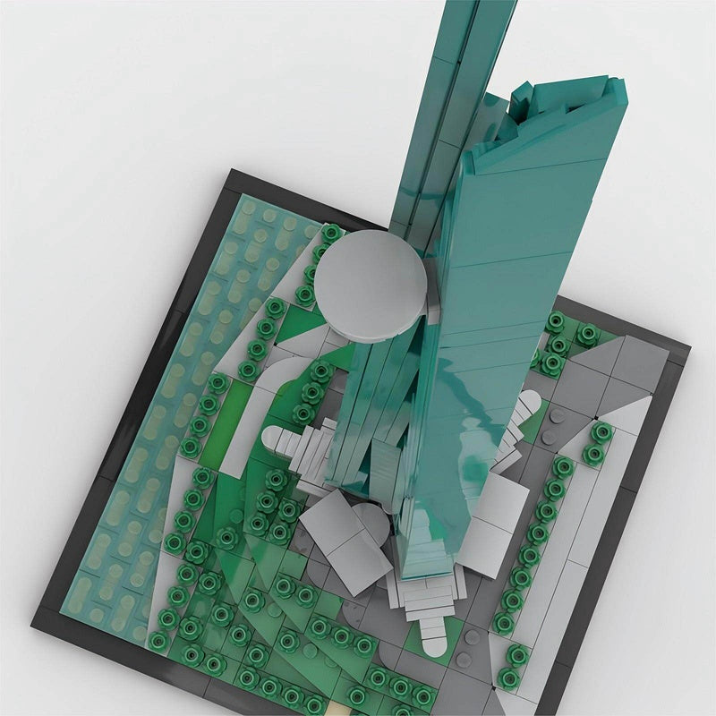 Jeddah Skyline Tower MOC Micro Skyscraper Building Kit 1:2100 Scale Model - 4