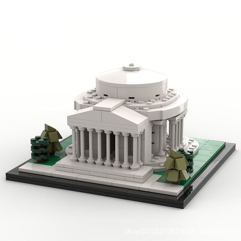 Jefferson Memorial MOC Historic Landmark Architecture Building Kit - 1
