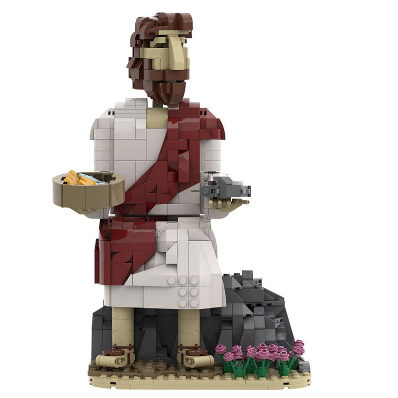Jesus Feeds The Multitude MOC Building Kit | Bible Scene Display Model - 1
