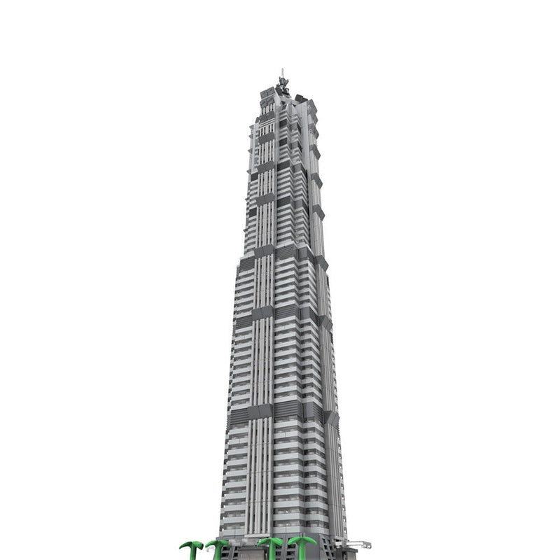 Jin Mao Tower MOC Skyscraper Architecture Building Kit 1:800 Scale - 2
