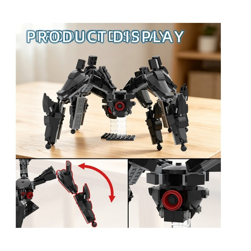 Jumping Quadruped MOC Building Kit | Armored Mechanical Creature - 5