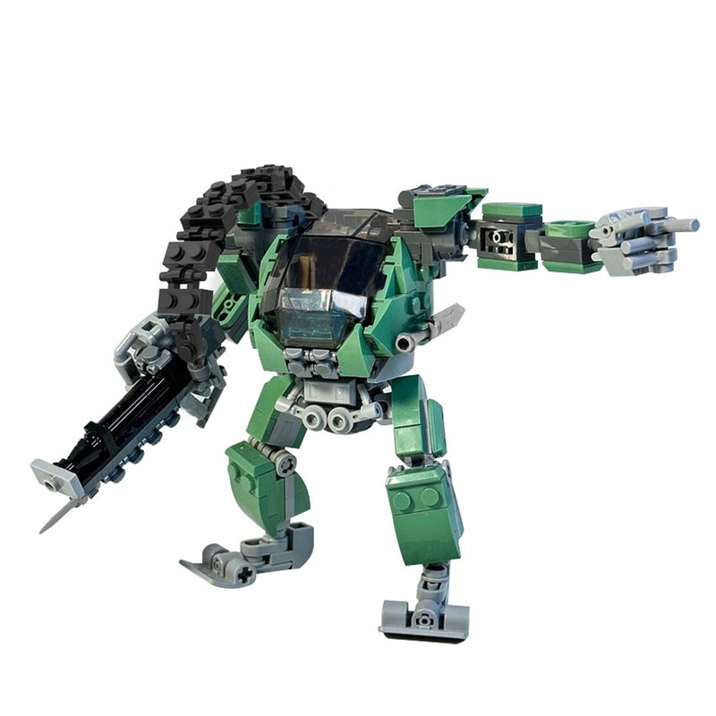 Jungle Exosuit Mech Combat Armor Suit Building Kit | LEGO-Compatible MOC - 3