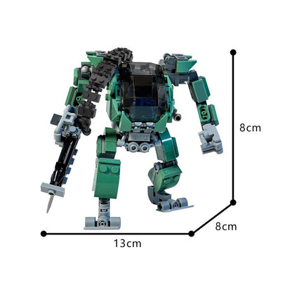 Jungle Exosuit Mech Combat Armor Suit Building Kit | LEGO-Compatible MOC - 4