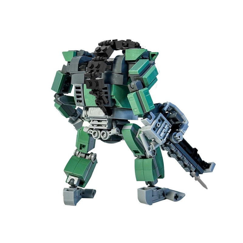 Jungle Exosuit Mech Combat Armor Suit Building Kit | LEGO-Compatible MOC - 5
