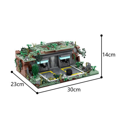 Jungle Planet Outpost Base Building Kit | LEGO-Compatible MOC - 2