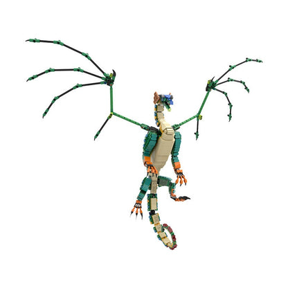 Jungle Rainforest Dragon MOC Building Kit | Mythical Creature Figure - 3