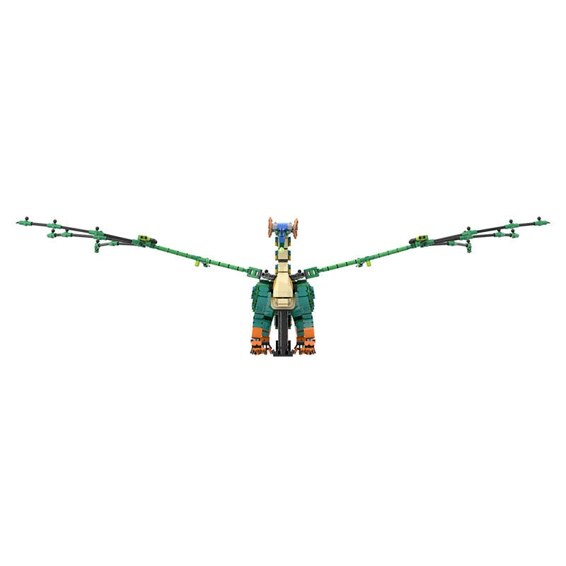 Jungle Rainforest Dragon MOC Building Kit | Mythical Creature Figure - 4