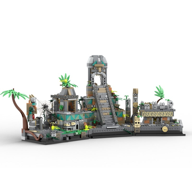 Jungle Ruins with Traps Building Kit | Compatible MOC - 2