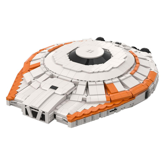 Jupiter Retro Starship Building Kit | LEGO-Compatible MOC - 1