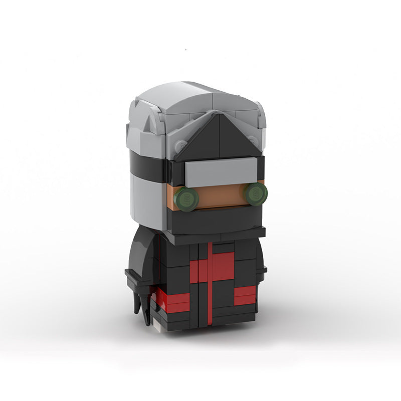 kakuzu akatsuki brickheadz building set | naruto moc - 2