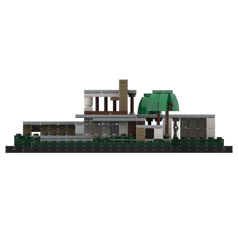 Kaufmann Desert House 1:250 Architecture MOC Building Kit - 2
