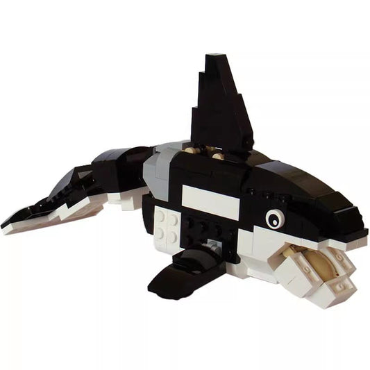 Killer Whale Building Kit | LEGO-Compatible MOC - 1