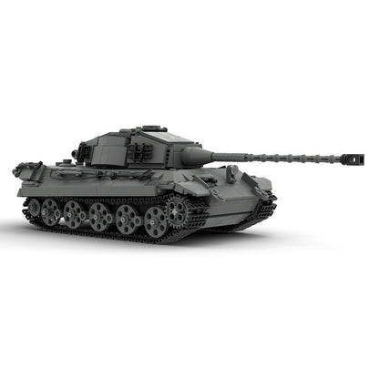 King Tiger Heavy Tank MOC Building Kit | WWII Military Display Model - 2