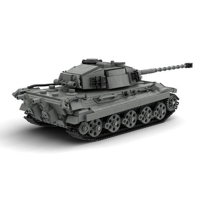 King Tiger Heavy Tank MOC Building Kit | WWII Military Display Model - 3