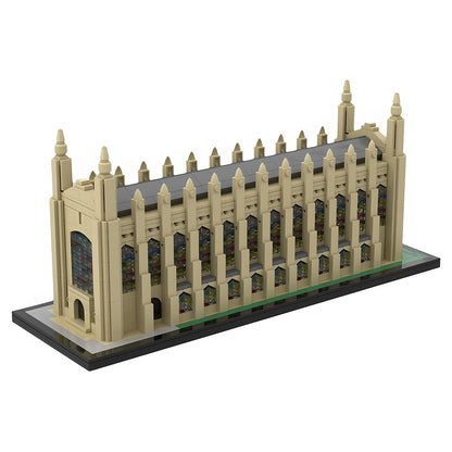 King's College Chapel Cambridge Gothic MOC Building Kit - 1