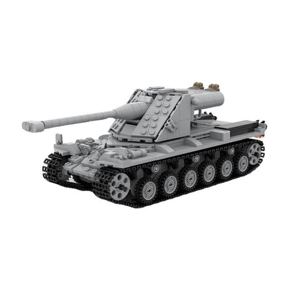 Kranvagn Tank Building Kit | LEGO-Compatible MOC - 1