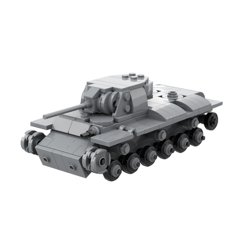 KV-1 Soviet Heavy Tank MOC Building Kit | WWII Armored Vehicle Model - 1